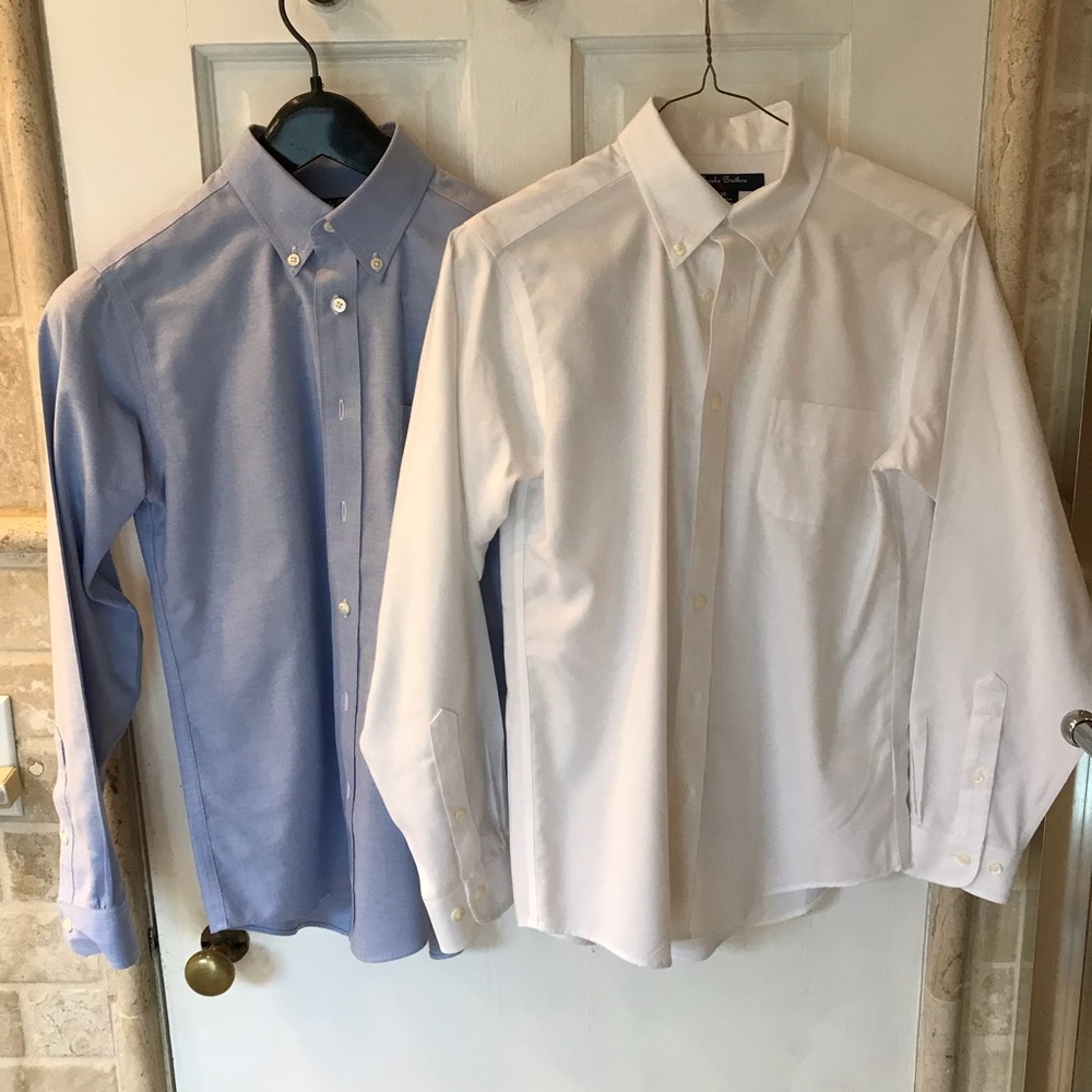 Brooks Brothers Boy’s Non Iron buttoned down shirts - size 14